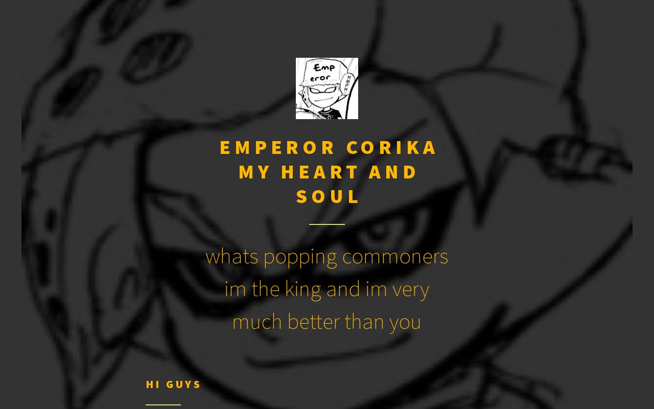 Carrd profile picture for @emperors